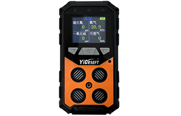 复杂环境检测神器：铱测科技便携式四合一气体检测仪（带吸气泵）